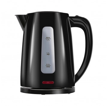NASCO BOUILLOIRE ELECTRIQUE PLASTIQUE NOIR - 1.7 LITRES - KEP0301-GS
