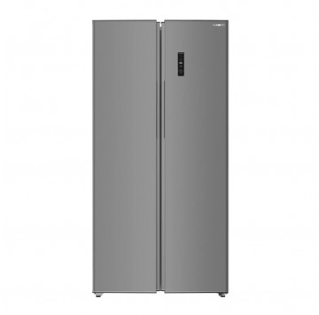 NASCO REFRIGERATEUR AMERICAIN DEUX PORTES 400 LT GRIS FONCE- FAST COOLING - SNASF2-62