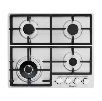 HISENSE PLAQUE DE CUISSON ENCASTRABLE A GAZ 4 FEUX - HHU60GAGR