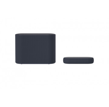 Éclair QP5 | Barre de son compacte | système 3.1.2 | 320W | Hi-Res Audio | Dolby Atmos | DTS:X | Meridian | Noir
