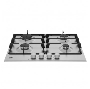 BEKO TABLE DE CUISSON ENCASTRABLE - 4 BRULEURS A GAZ- HIAG64223SX