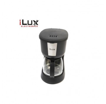 Ilux Machine à Café LX-6686CM - 1000W - 1.5 L - Noir