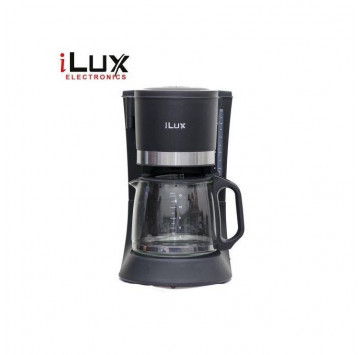 Ilux Machine à Café LX-6636CM - 600W - 1.2L - Noir