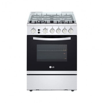 LG CUISINIERE A GAZ 4 FEUX- DOUBLE FOUR- TOUT INOX SECURITE TOTALE SYSTEME DE CHAUFFAGE COMBINE ROTISSOIRE LG GARANTIE : 6 MOI