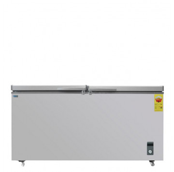 Nasco Congelateur Horizontal - NAS-725FL-DD-DS - Dark Silver - 2 Portes - 2 Paniers - 510Lt Net - 220-240V