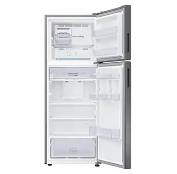 SAMSUNG Réfrigérateur 305L congélateur supérieur Twist machine à glaçons Inox raffiné