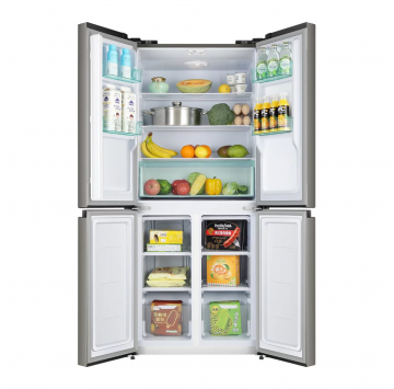 NASCO REFRIGERATEUR COMBINE 4 PORTES 360 LT - ECONOMIE D'ENERGIE - NASF4-64FLN1