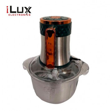 Ilux Machine à Piler Foutou - Hachoir LX-1023SS - 5 L - 500W Multicolore