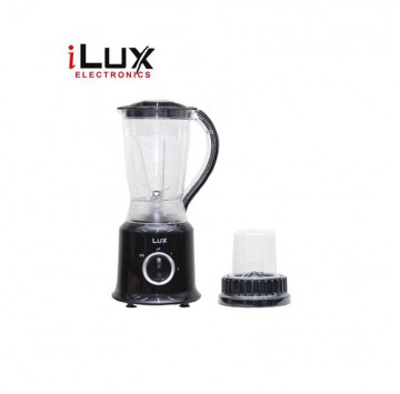 Ilux Blender & Grinder LX-2836P - 2 En 1 - 1.5 L - Noir