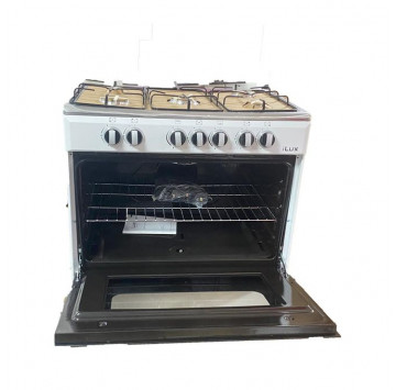 Ilux Cuisinière à Gaz - 5 Feux - LXG-70W - Blanc
