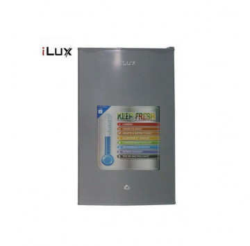 Ilux Réfrigérateur 1 Porte - 90 L - ILBF90 - Gris - 6 Mois De Garantie