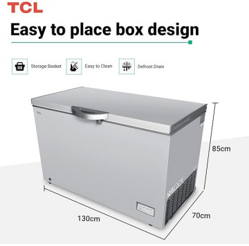 Congélateur coffre TCL 494 litres