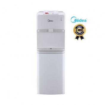 Distributeur d'eau à 3 robinets - Midea - YL1632S - Sans Bonbonne d'eau - Blanc