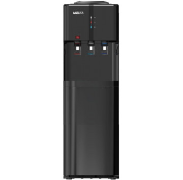 Fontaine à eau Danube Home Milano, noire, à chargement par le haut, avec meuble de 20 L, modèle n° Yl2382S-B