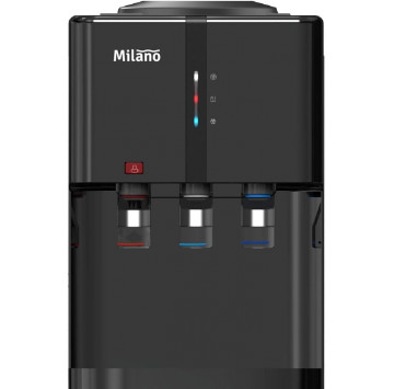 Fontaine à eau Danube Home Milano, noire, à chargement par le haut, avec meuble de 20 L, modèle n° Yl2382S-B