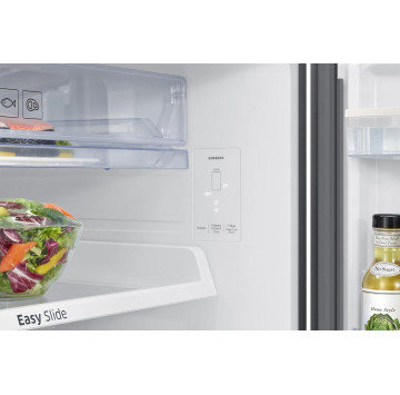 Samsung Réfrigérateur Double Porte avec Distributeur d'Eau, Wifi avec AI Energy Mode, Smart Cooling, Twin Cooling Plus, 528 L